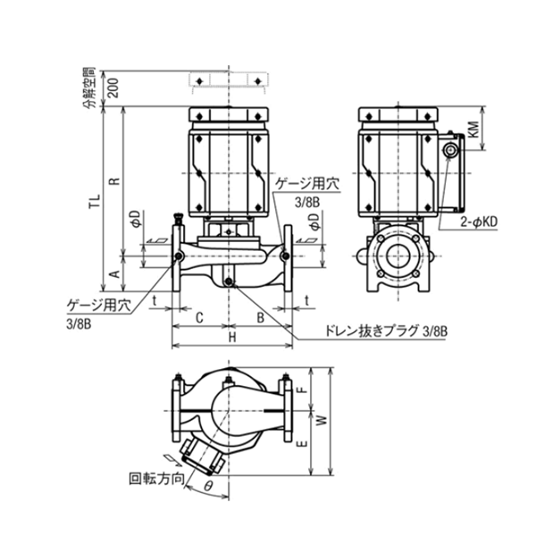 HITACHI-IES日立電動(dòng)泵JDP 40X32B-E52.2
