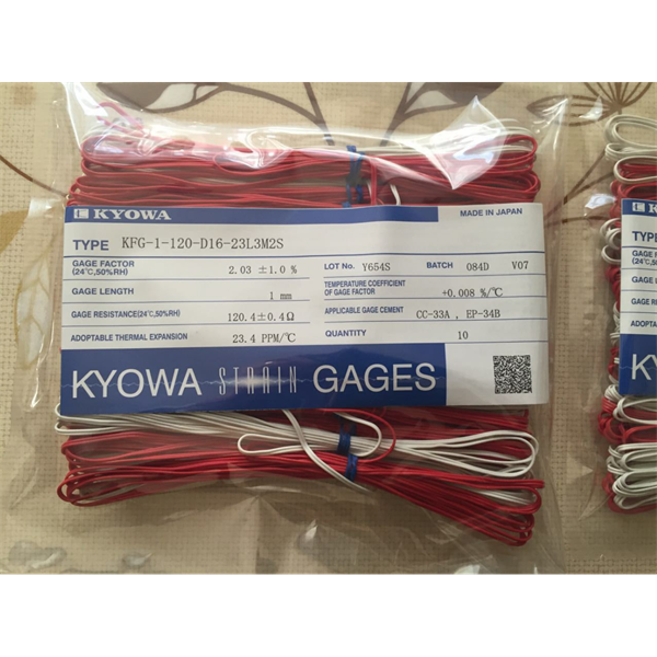 日本KYOWA共和配件耗材應(yīng)變片KFGS-2-350-D17-16 L30C2R